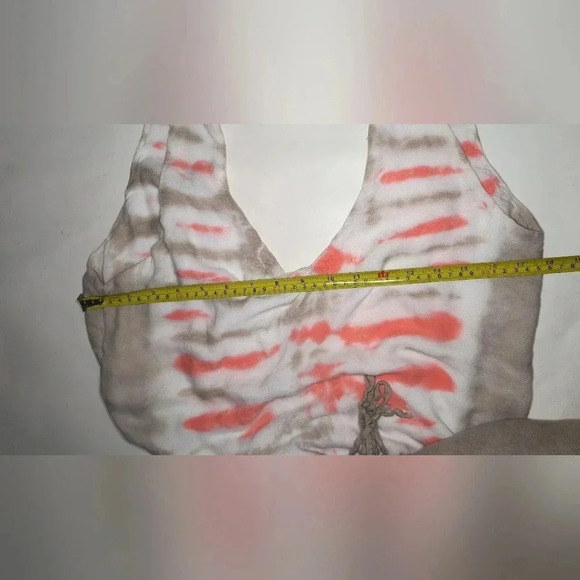 Young Fabulous and Broke Boho Festival Sleeveless Rayon Tie Dye Short Romper, S - Picture 5 of 10